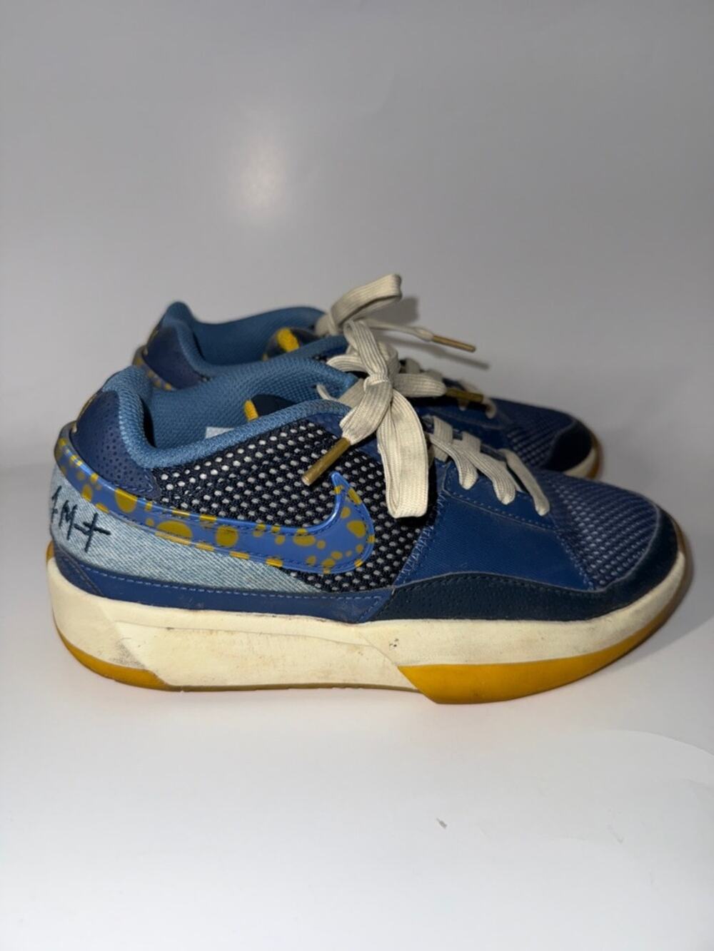 Nike Ja 1 SE GS "Mystic Navy" kids' basketball shoes size 4Y